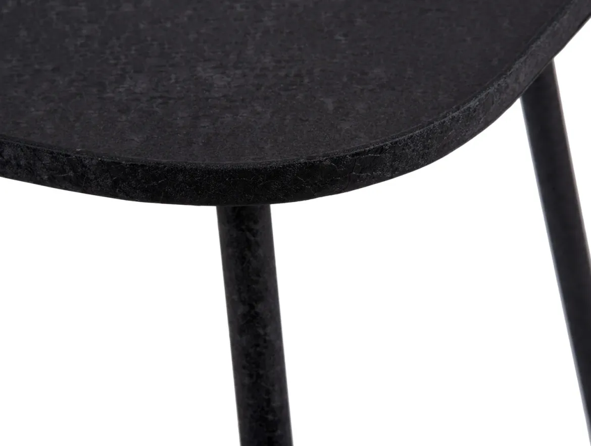 Stolik kawowy metalowy BOAZ, wys. 43 cm