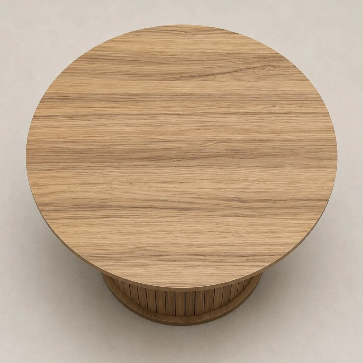 Stolik kawowy ryflowany SCAVA, Ø 70 x 40 cm
