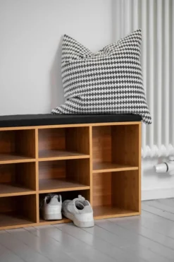 Szafka na buty z materiałowym siedziskiem LOFT, WENKO