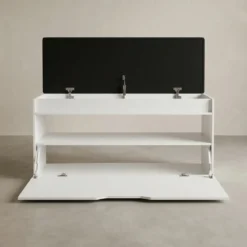 Szafka na buty z siedziskiem i schowkiem TORI, 100 x 50 x 35 cm