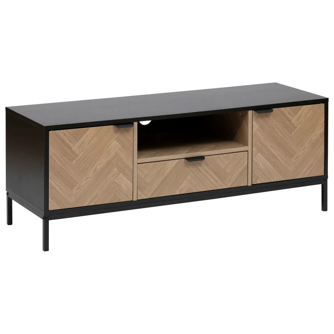 Szafka rtv CHEVRONS, 120 x 40 x 45 cm