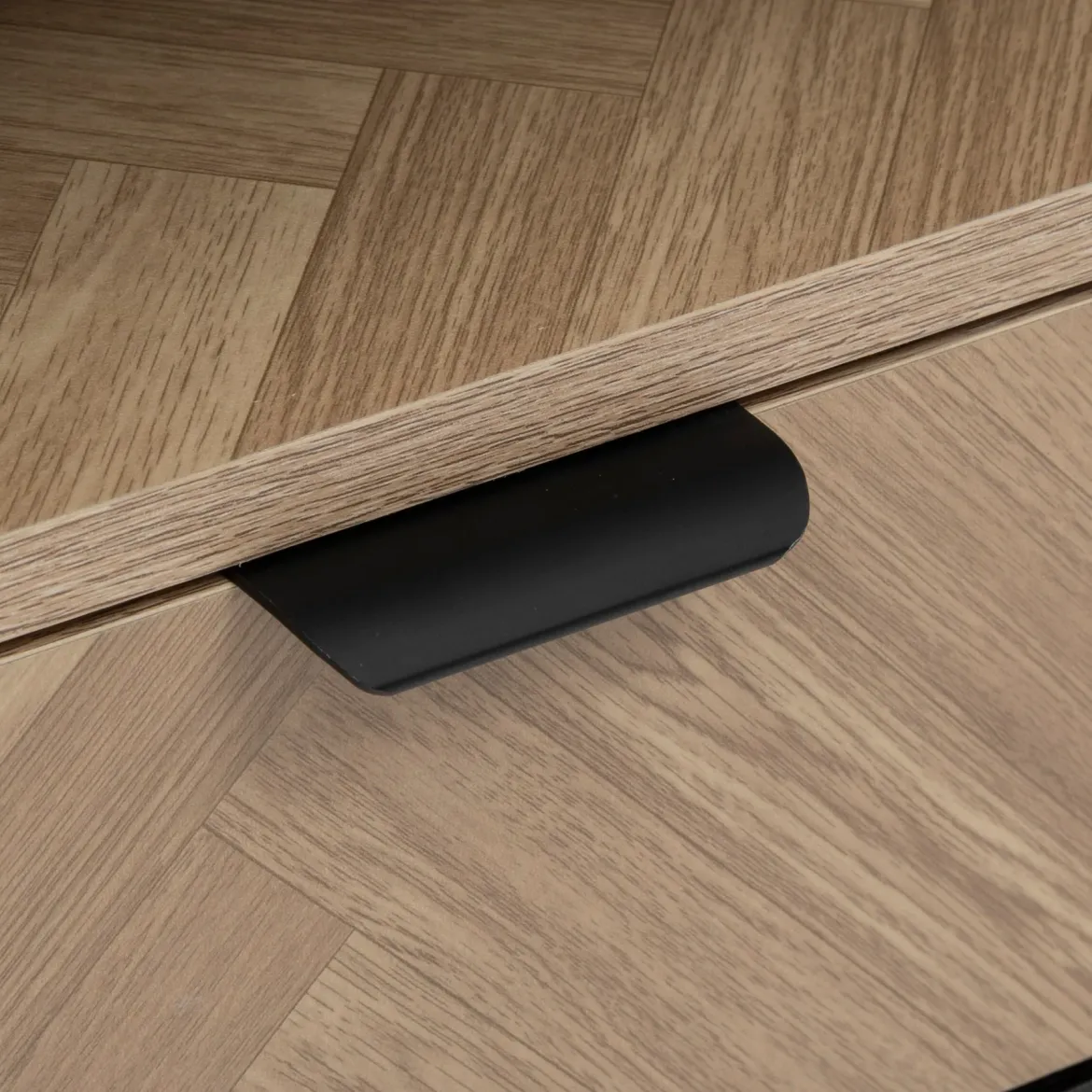 Szafka rtv CHEVRONS, 120 x 40 x 45 cm
