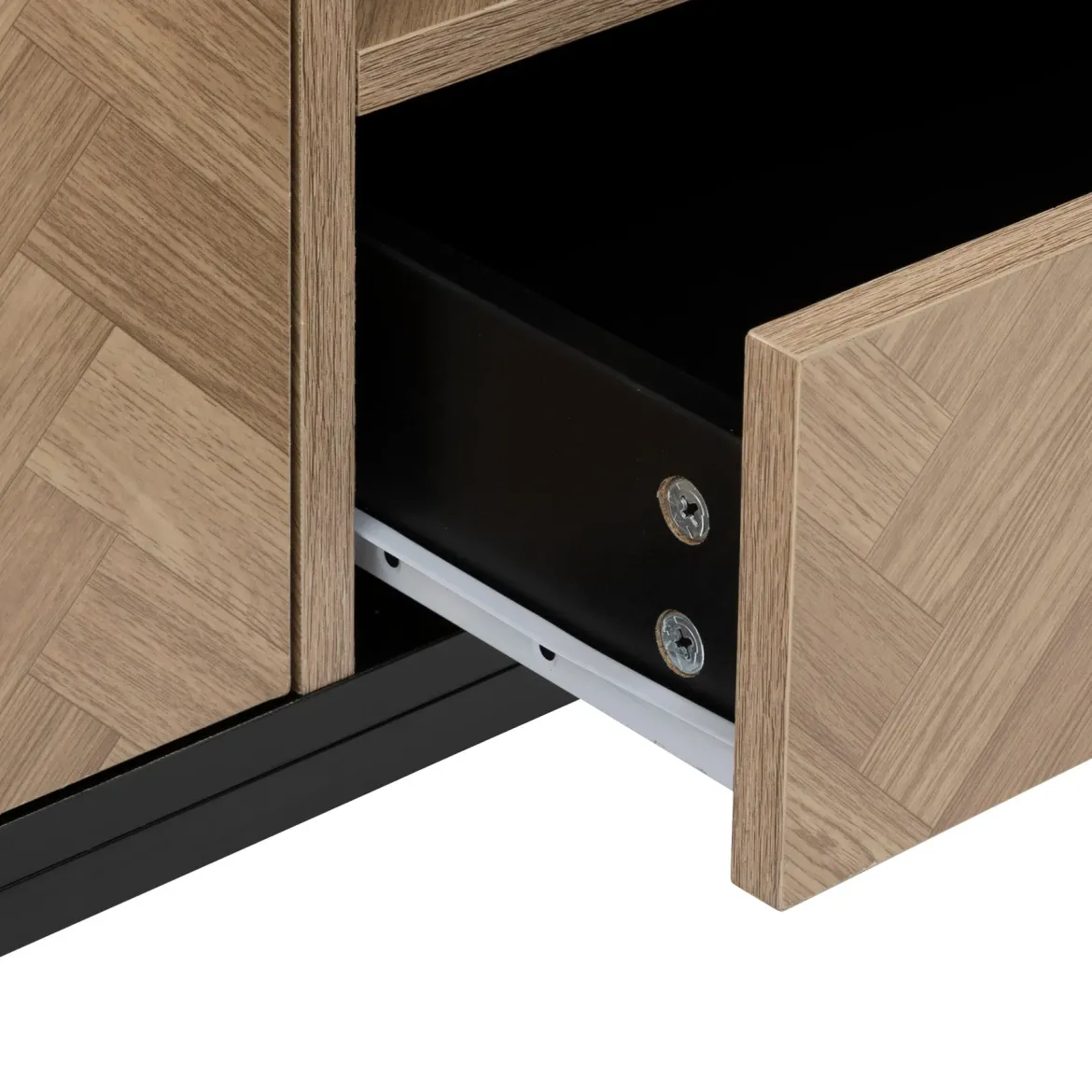 Szafka rtv CHEVRONS, 120 x 40 x 45 cm