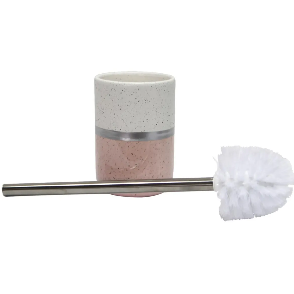 Szczotka do WC z ceramicznym pojemnikiem, 9,5 x 38 cm