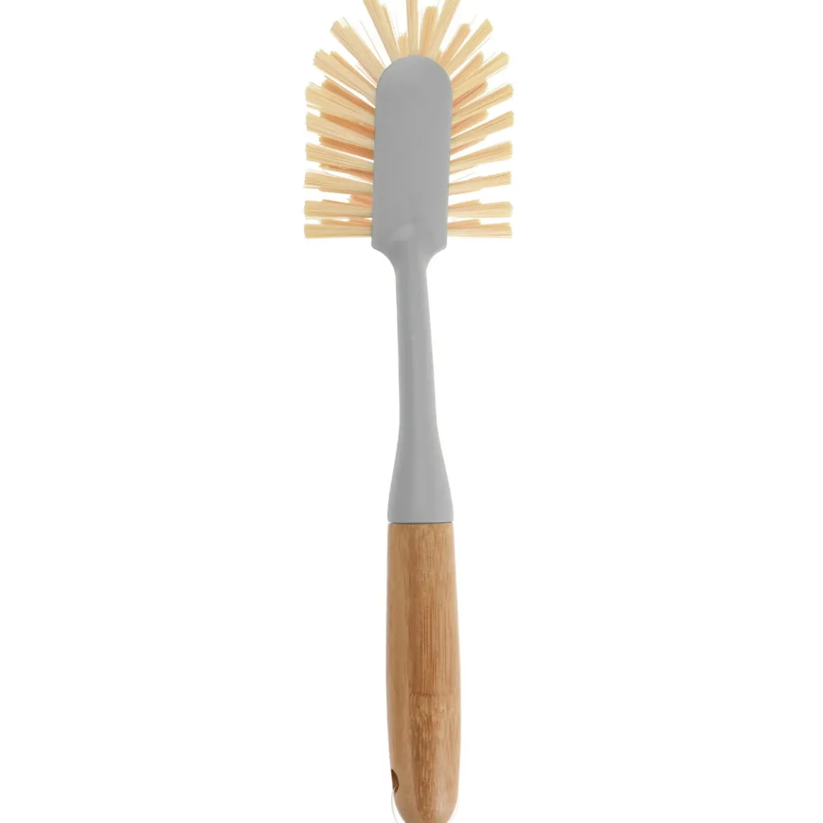 Szczotka do zmywania z uchwytem bambusowym, 28 x 7 x 6 cm