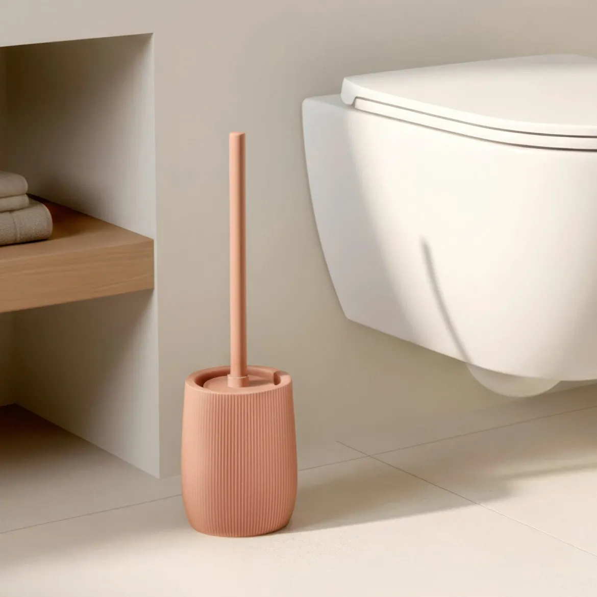 Szczotka WC z pojemnikiem FABLO, 12 x 39,5 cm, WENKO