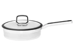 Szeroki rondel z pokrywką, Ø 25 cm
