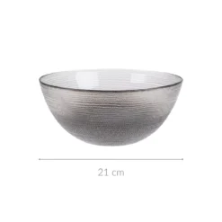 Szklana miska LAKRIS, Ø 21 cm
