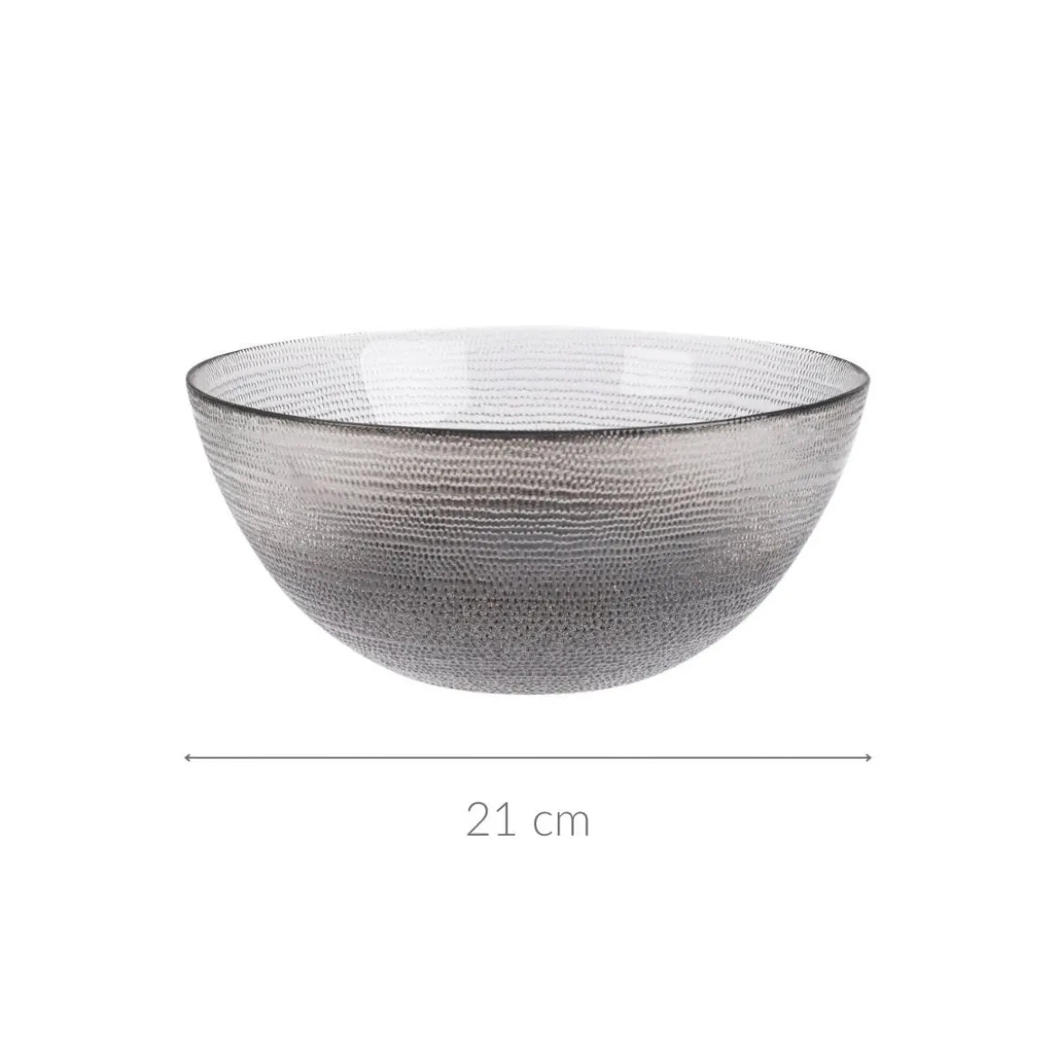 Szklana miska LAKRIS, Ø 21 cm