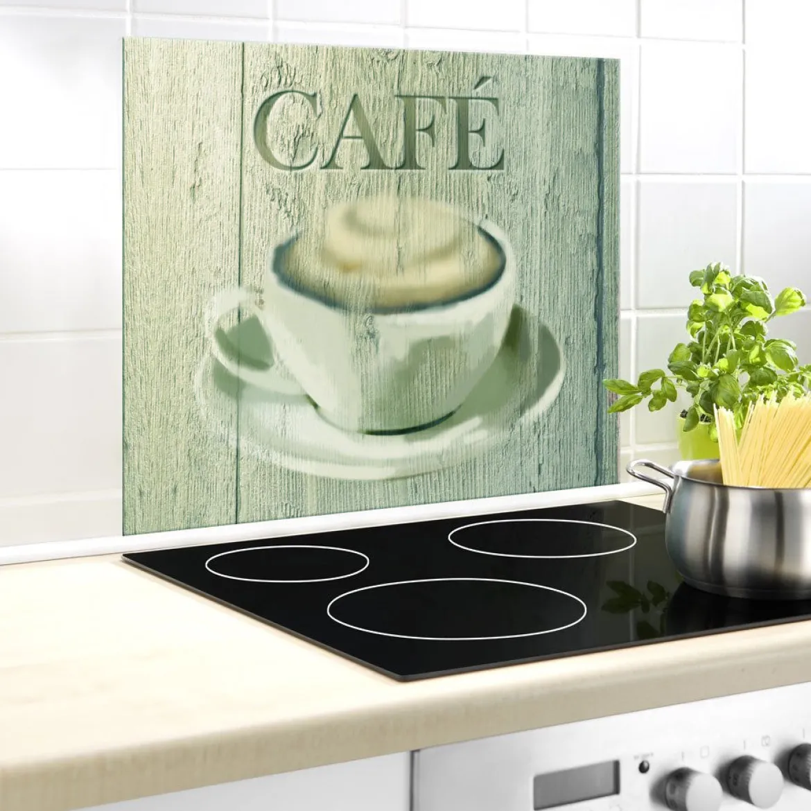 Szklana płyta ochronna SLATE na ścianę - 50 x 60 cm, WENKO