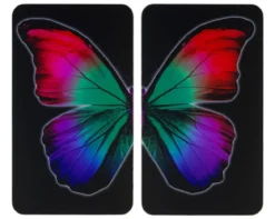 Szklane płyty ochronne BUTTERFLY BY NIGHT - 2 sztuki, WENKO