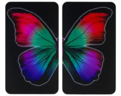 Szklane płyty ochronne BUTTERFLY BY NIGHT - 2 sztuki, WENKO