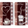 Szklane płyty ochronne COFFEE FLAVOUR, 2 sztuki