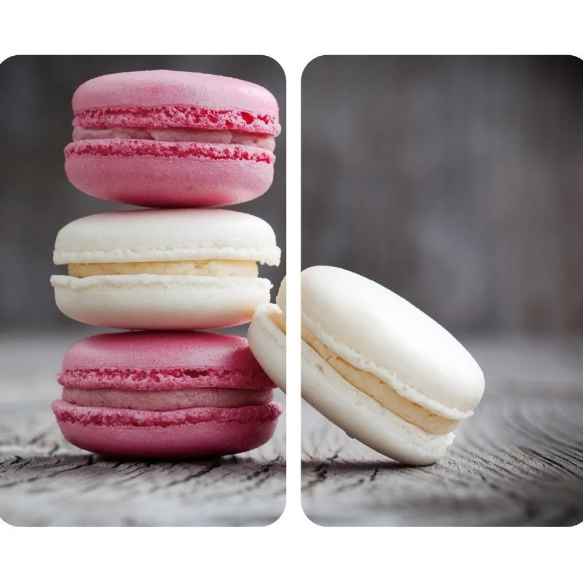 Szklane płyty ochronne MACARONS na kuchenkę - zestaw multi - 3 płyty, WENKO