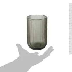 Szklanka do wody RIGANO, ryflowane szkło, 320 ml