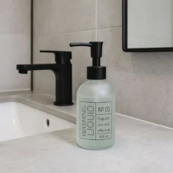 Szklany dozownik na mydło, 400 ml