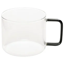 Szklany kubek z barwionym uszkiem, 500 ml