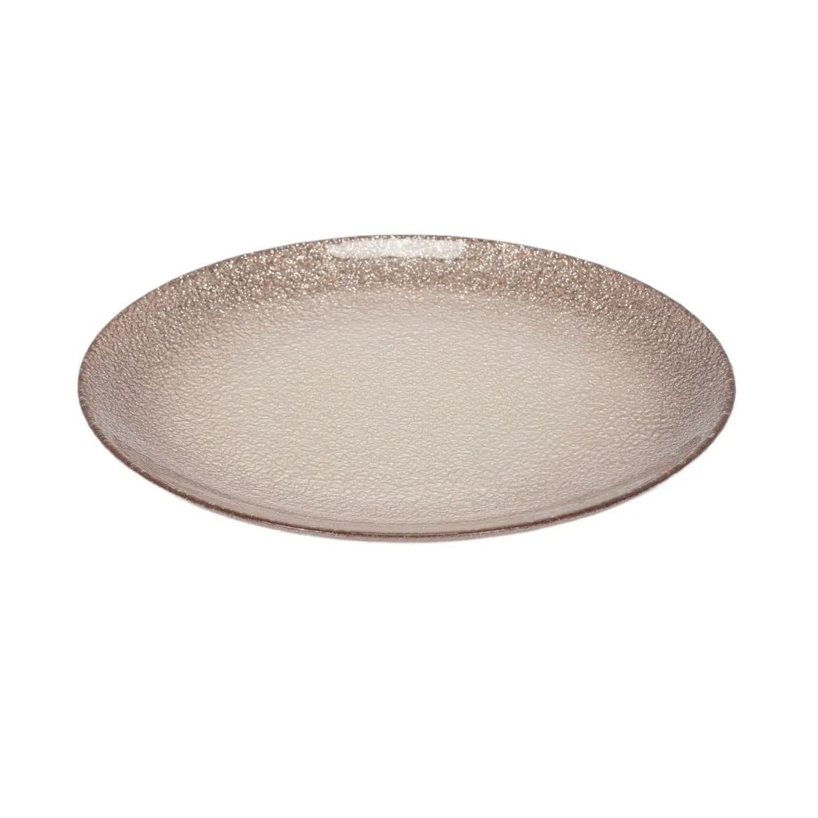 Szklany talerz deserowy BERYT, Ø 21 cm
