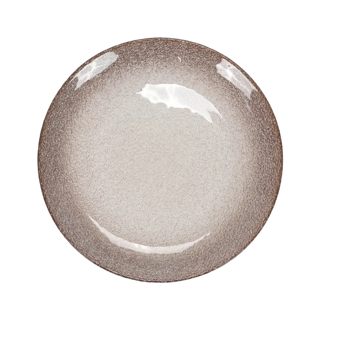 Szklany talerz deserowy BERYT, Ø 21 cm