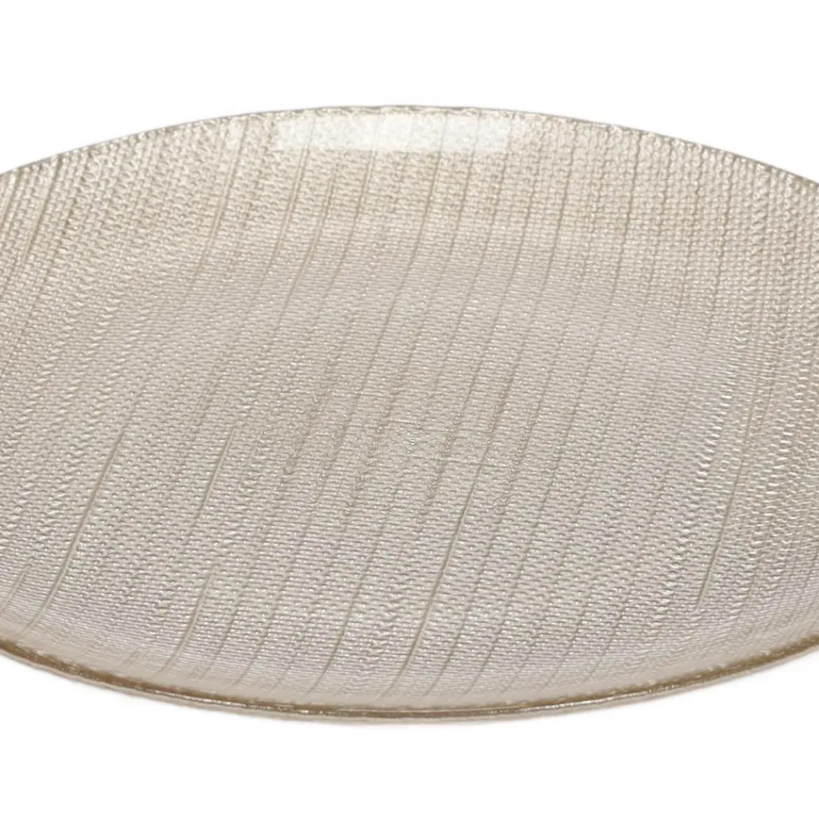 Szklany talerz deserowy KARNEOL, 21 cm
