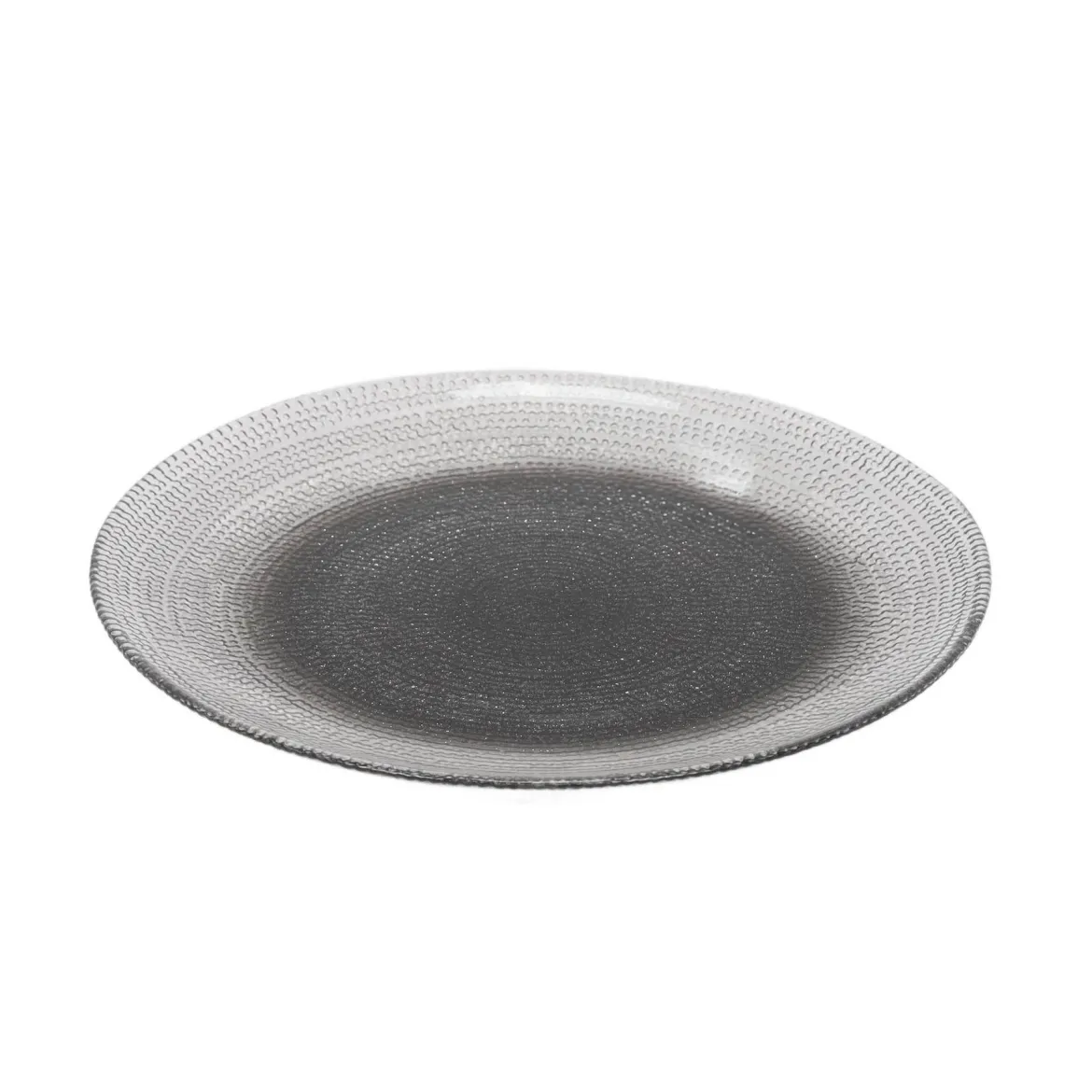 Szklany talerz deserowy LAKRIS, Ø 21 cm