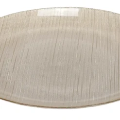 Szklany talerz płaski KARNEOL, Ø 32 cm