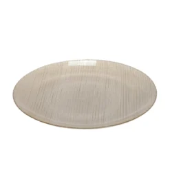 Szklany talerz płaski KARNEOL, Ø 32 cm
