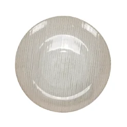 Szklany talerz płaski KARNEOL, Ø 28 cm