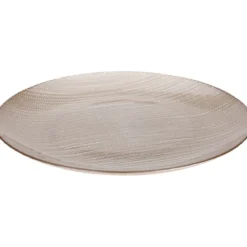 Szklany talerz płaski KARNEOL, Ø 28 cm