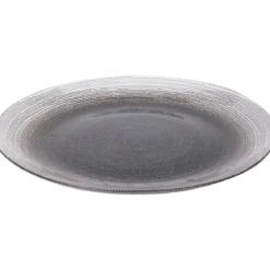 Szklany talerz płaski LAKRIS, Ø 32 cm