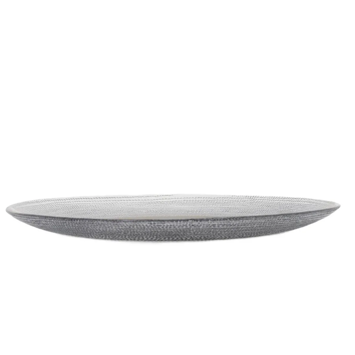 Szklany talerz płaski LAKRIS, Ø 28 cm