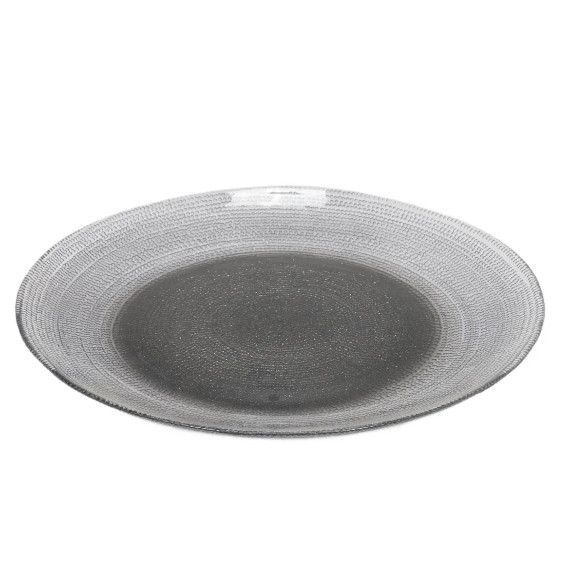 Szklany talerz płaski LAKRIS, Ø 28 cm