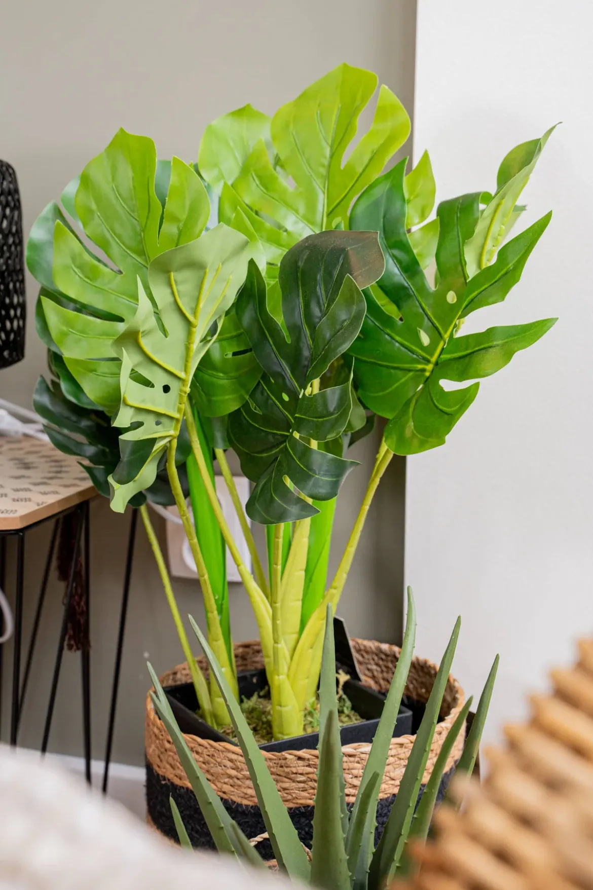 Sztuczna roślina MONSTERA, 70 cm