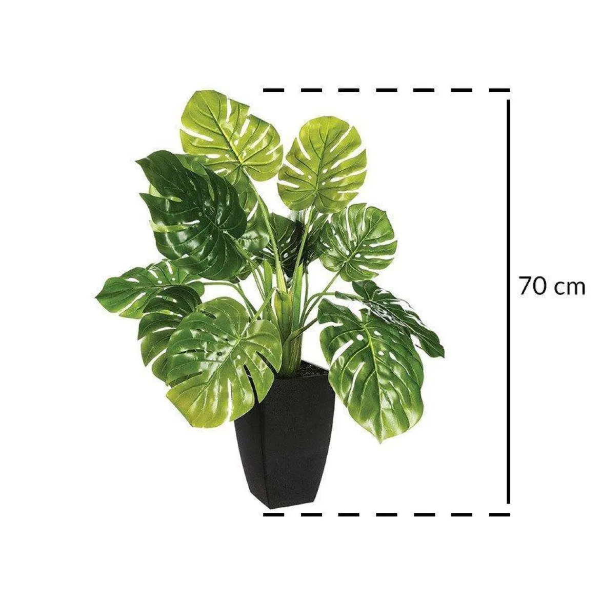 Sztuczna roślina MONSTERA, 70 cm