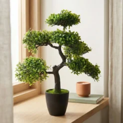 Sztuczne drzewko Bonsai w doniczce, 32 x 32 x 50 cm