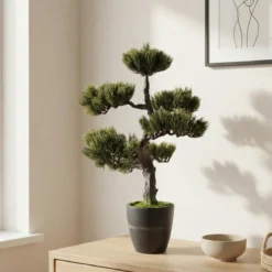 Sztuczne drzewko Bonsai w doniczce, 32 x 32 x 50 cm