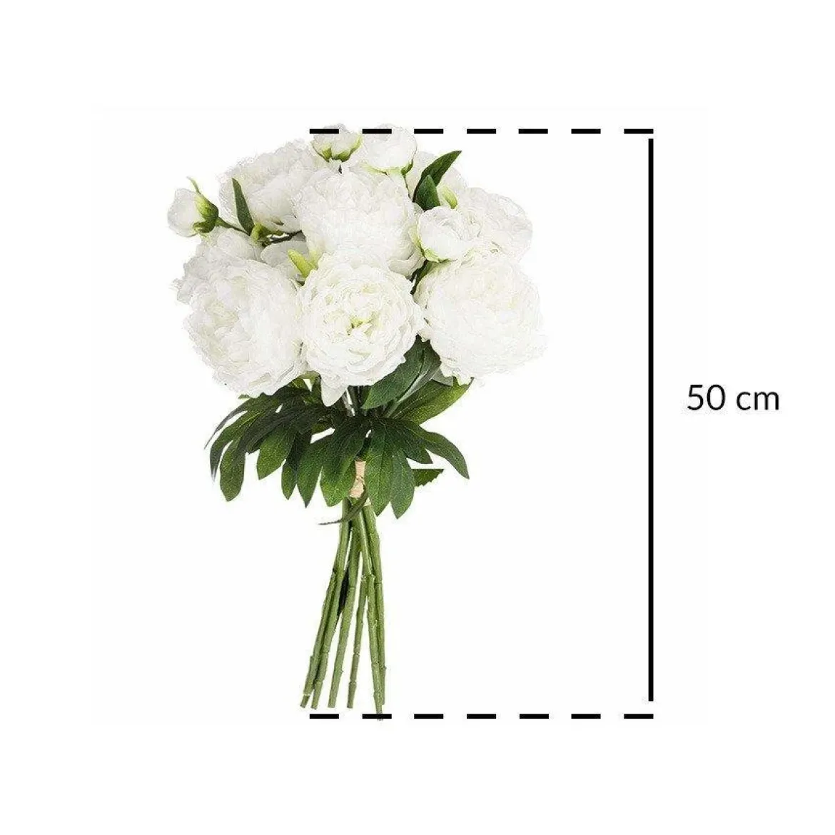 Sztuczne kwiaty Bukiet piwonii, wys. 50 cm