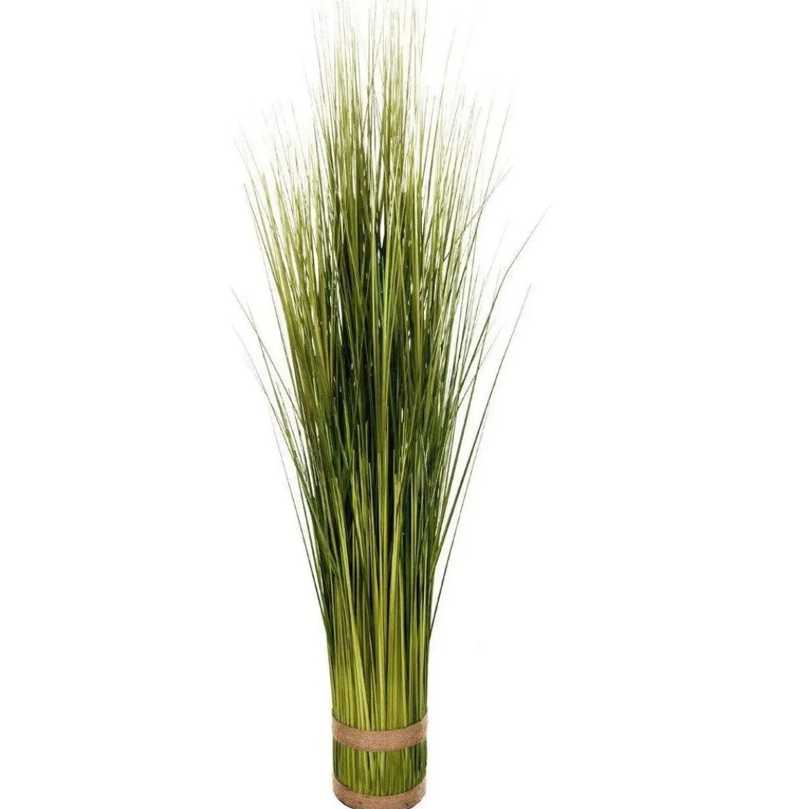 Sztuczne kwiaty do wazonu - trawa ozdobna z jutowym wiązaniem, 100 cm