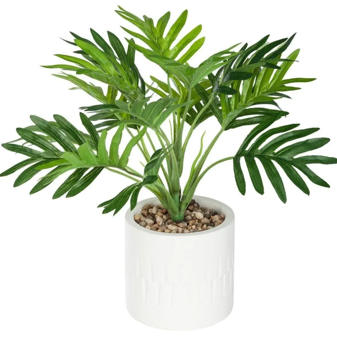 Sztuczny kwiat w donicy - palma ETNIK, 29 cm