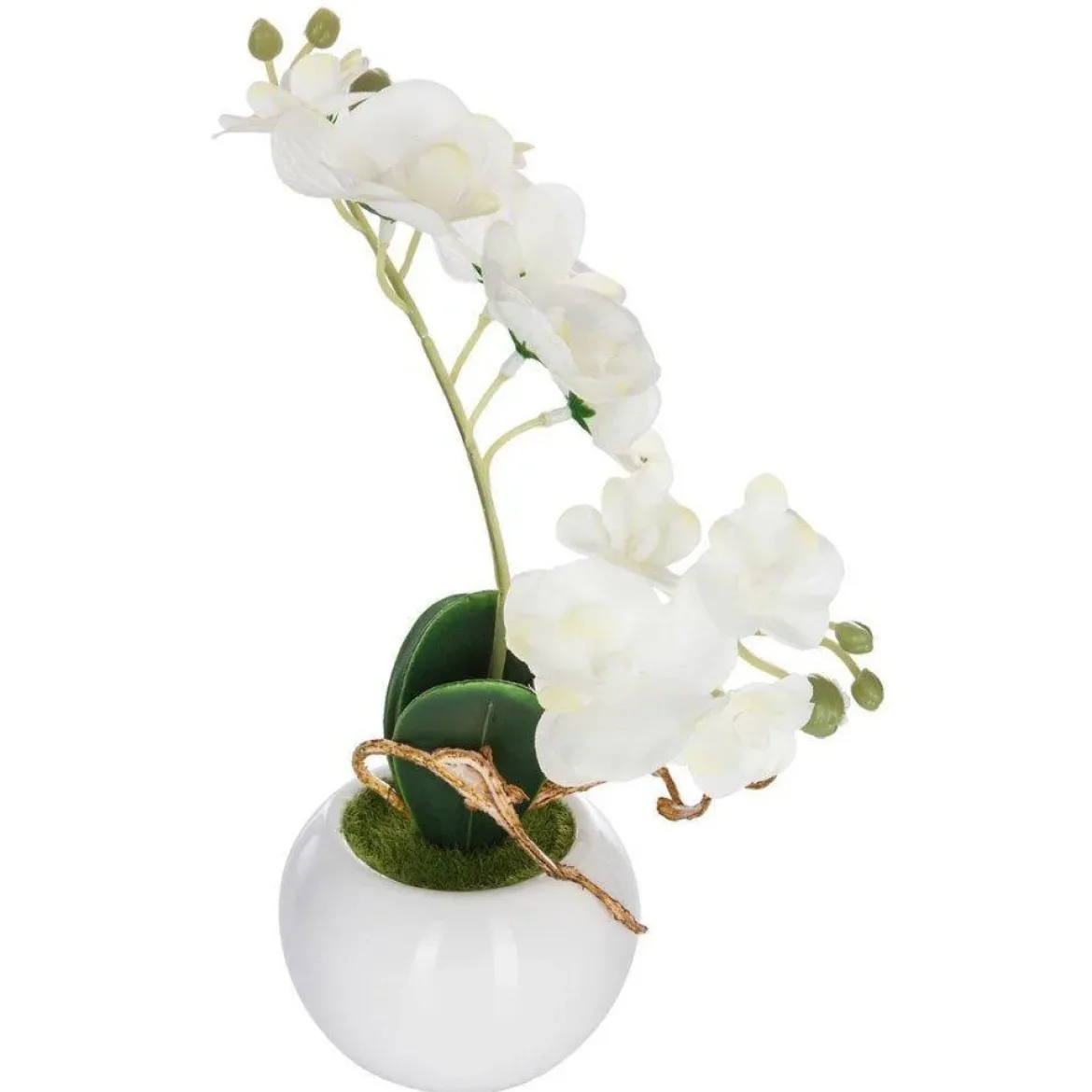Sztuczny storczyk w donicy, 25 cm