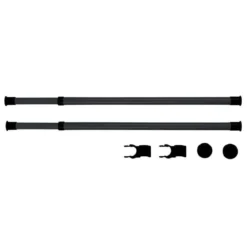 Szyna do garderoby, drążek do ubrań HERKULES 2 sztuki, 75-120cm, WENKO