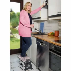 Taboret składany antypoślizgowy SECURA, max. 150 kg