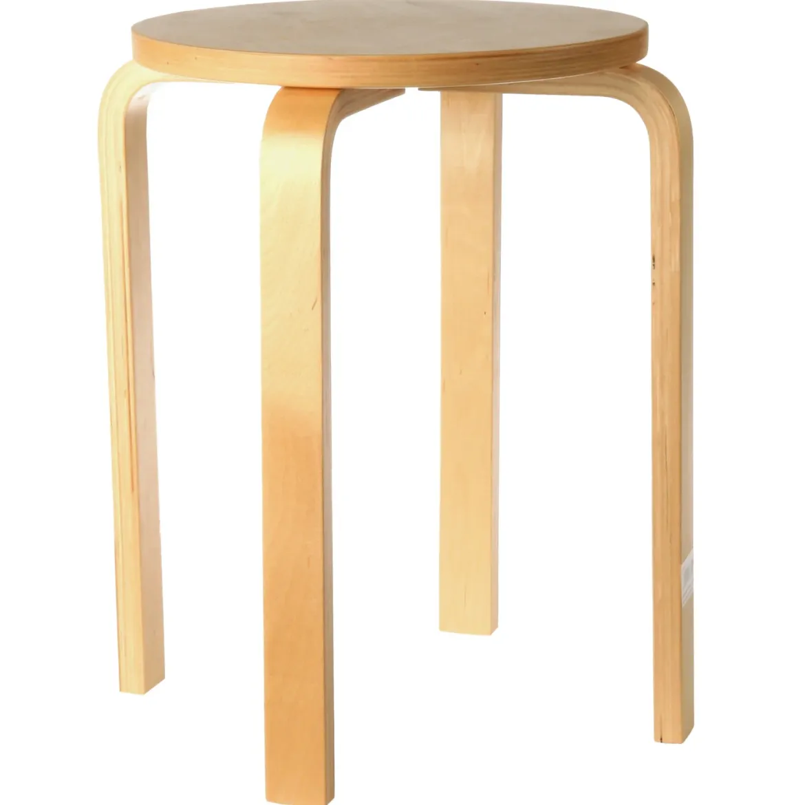 Taboret z drewna brzozy, Ø 39 cm