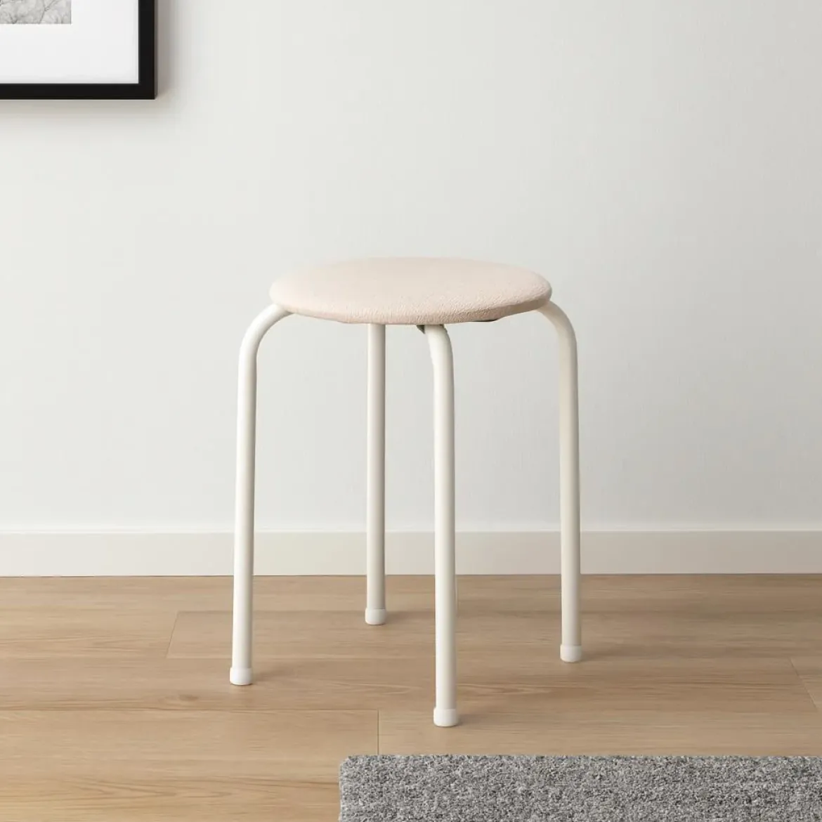 Taboret z miękkim siedziskiem, 46 cm