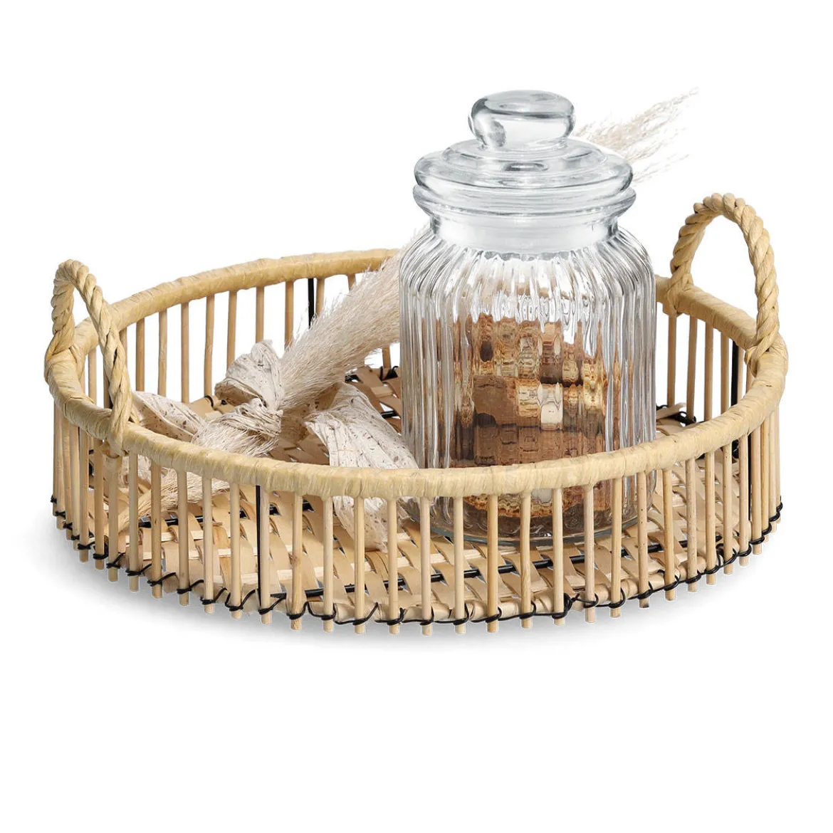 Taca dekoracyjna RATTAN, Ø 32 cm, ZELLER