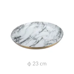 Talerz dekoracyjny, imitacja marmuru