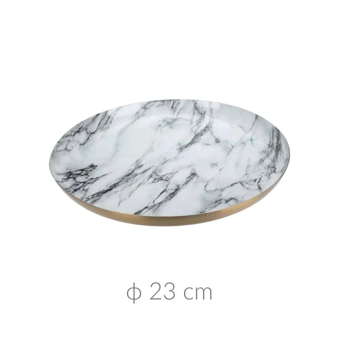 Talerz dekoracyjny, imitacja marmuru