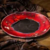 Talerz obiadowy handmade CRUSTA Ø 25 cm - unikalny wzór