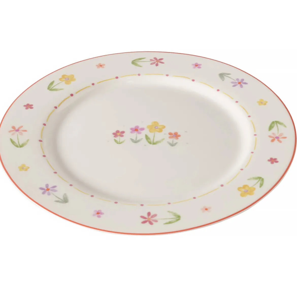 Talerz w kwiaty obiadowy BLÜMI, Ø 27 cm