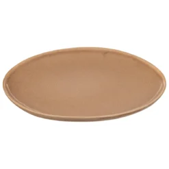 Talerz z kamionki brązowy, Ø 27 cm